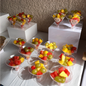 verrine de fruits à croquer