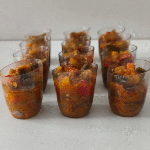 verrines légumes du printemps