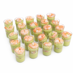 verrine avocat crevettes